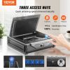 Gun Safe for Pistols, Biometric Gun Safe with Three Quick Access Ways of Fingerprints, Passwords and Keys, Handgun Safe for 2 Pistols for Home