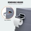 Portable Toilet for Camping, Porta Potty with 1.3 Gal Detachable Inner Bucket & Removable Paper Holder, Commode with Dual Lids