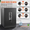Safe, 2.2 Cubic Feet Home Safe, Steel Security Safe with Fingerprint, Digital Keypad and 2 Keys, Cabinet Safe with Large Fire-proof Bag, Protect Cash